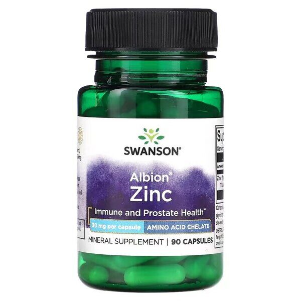 Albion Zinc 30 mg 90 capsules