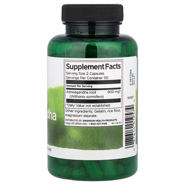 Full Spectrum® Ashwagandha 450 mg 100 capsules (450 mg per capsule)