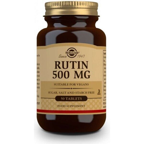 Solgar - Rutin 500 MG, 50 Tablets