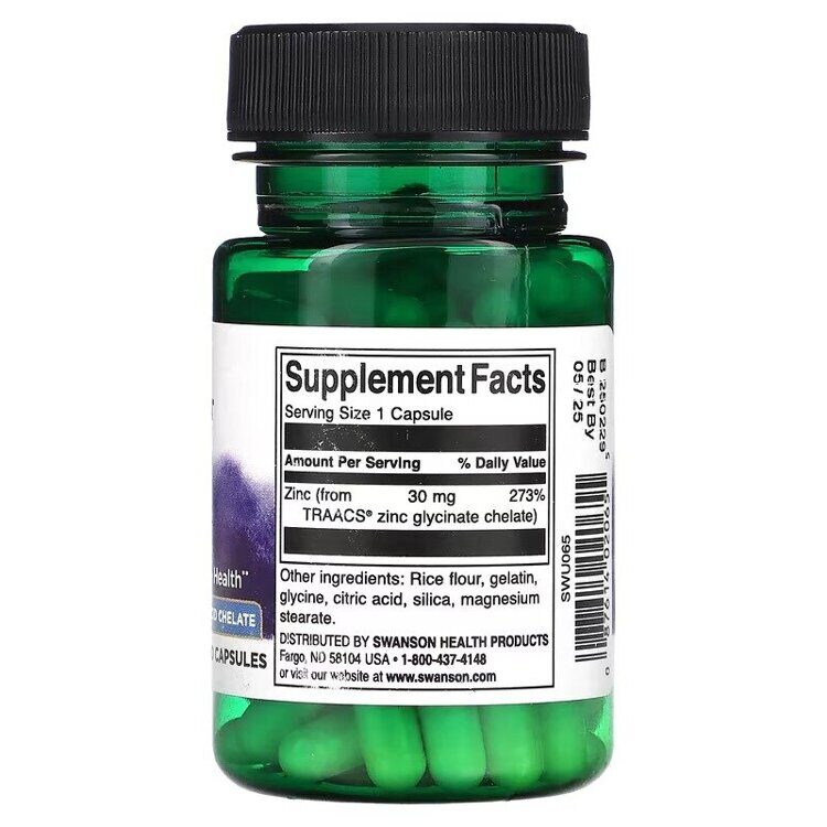 Albion Zinc 30 mg 90 capsules