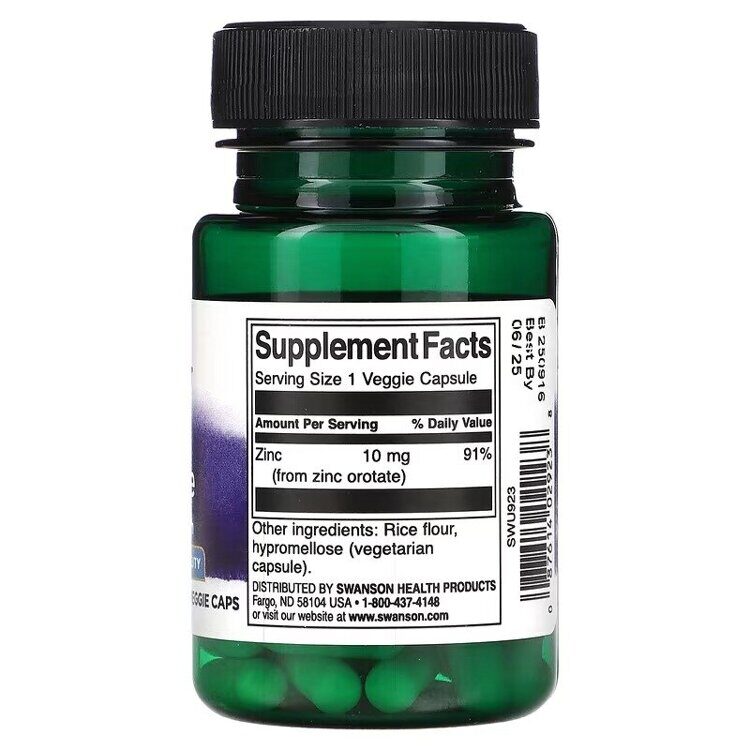 Zinc Orotate High Bioavailability 60 capsules